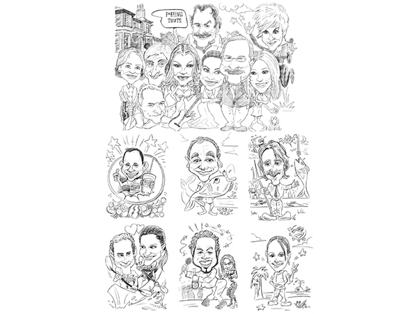 Perth Caricaturist - Henry Lam Caricatures - Cartoonist